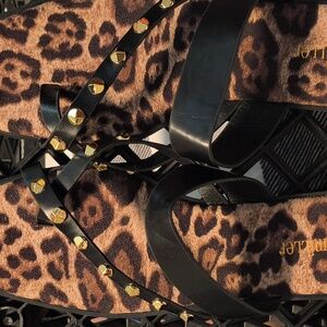 Leopard Sandals
